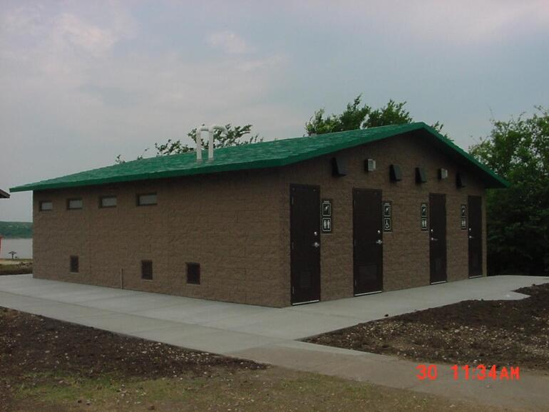 Shower Building at Spillway