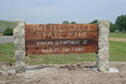 Sign at east entrance to Tuttle Creek State Park